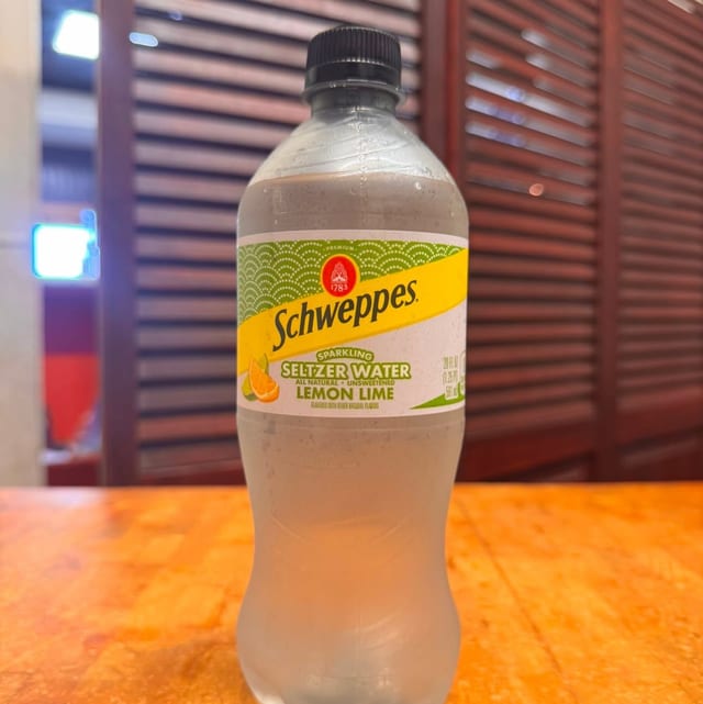 Schweppes Seltzer Water Lemon Lime.