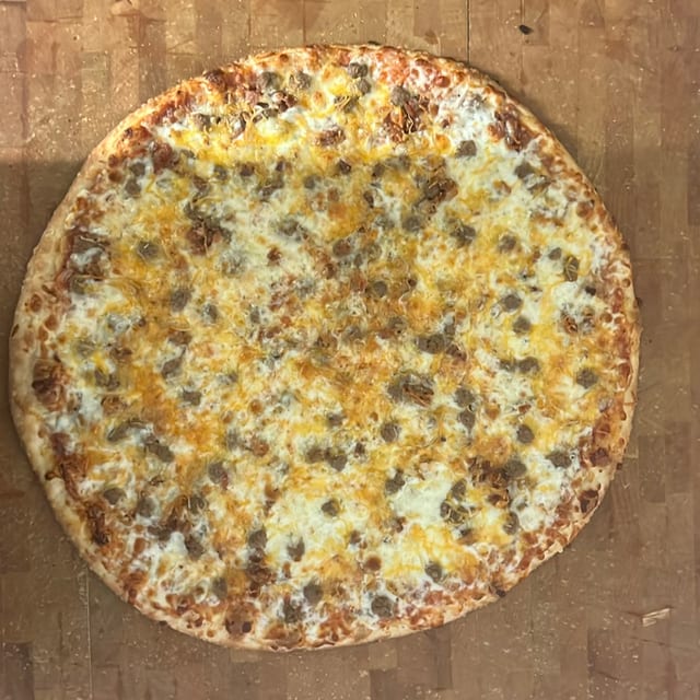 Bacon Cheeseburger Pizza.