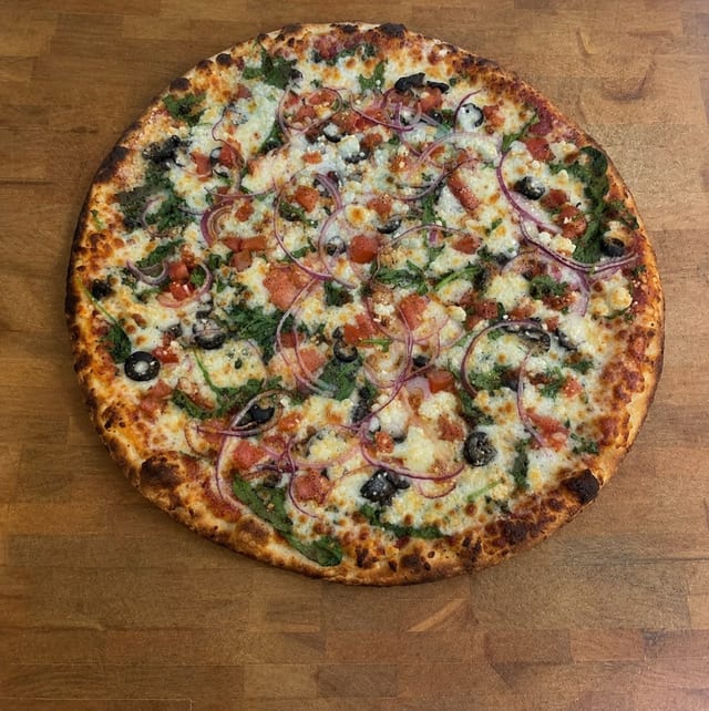 Mediterranean Pizza.
