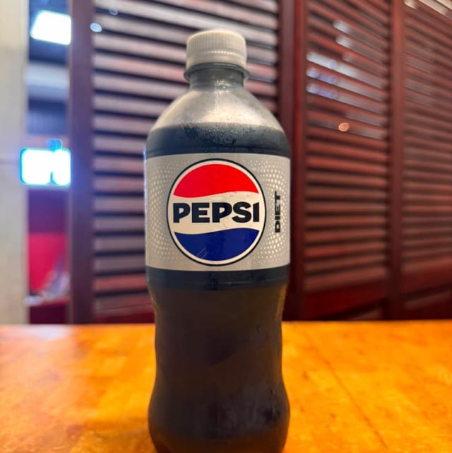 Diet Pepsi.