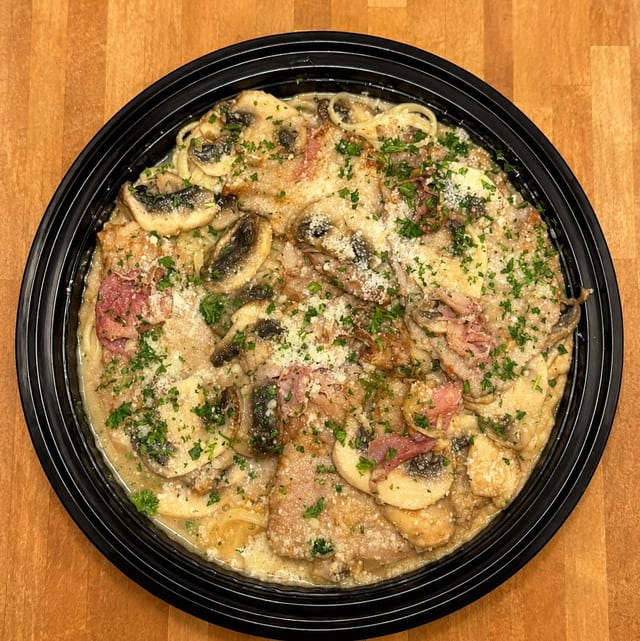 Veal Marsala Pasta.