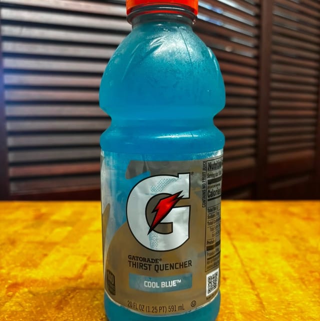 Gatorade Cool Blue.