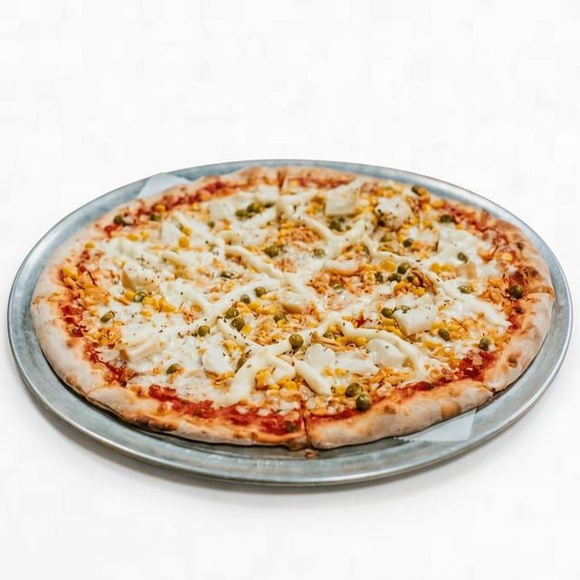 Chicken with Cream Cheese Pizza.
