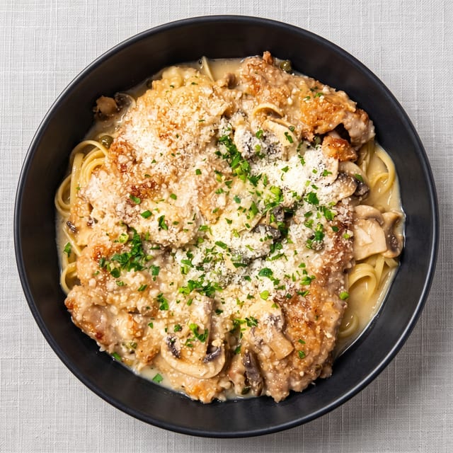 Veal Piccata Pasta.